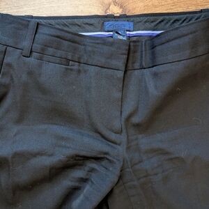 J. Crew Women's Black Straight Leg Pants